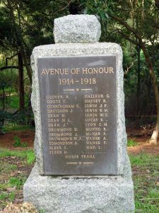 photo of Harkaway Avenue of Honour Monumental Stone