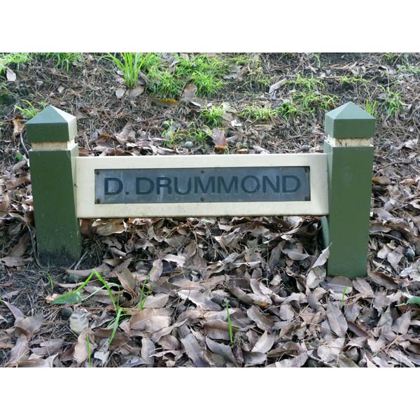 photo of nameplate for D Drummond