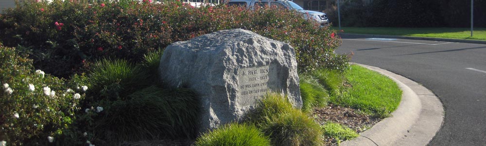 J Reg Henty Memorial