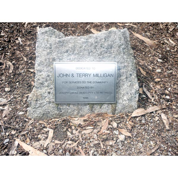 picture of Miligan plaque