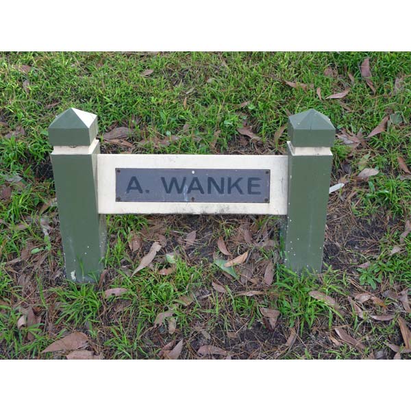photo of nameplate for A Wanke