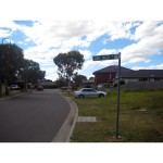 photo of Amy Mack Walk sign