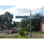 photo of Louise Mack Walk sign