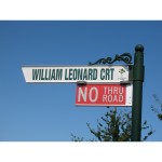 photo of William Leonard Court signage