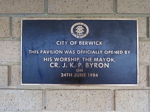 image of Opening Ceremony plaque