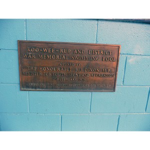 image of Opening Ceremony plaque