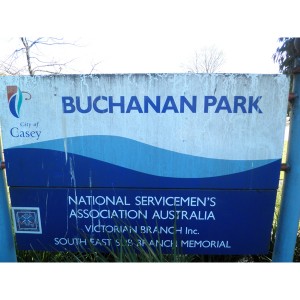image of Buchanan Park signage