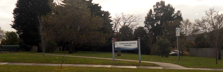 photo of Lorraine Kovacs Reserve