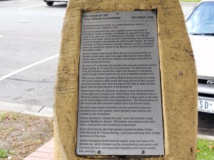 Gordon Blackburne marker detail