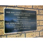Opening Ceremony plaque