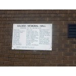 Soldiers Memorial Hall Mural sponsors
