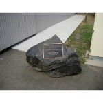 Tony Rushton plaque