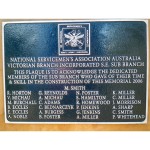 image of National Servicemen's Association sub-branch plaque