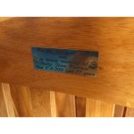 Chapel chair plaque
