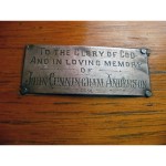 Desk plaque