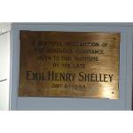 Emil Shelley plaque detail