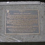 Lindsay and Jean King plaque detail